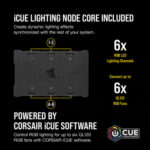 Corsair QL120 RGB 120mm PWM Triple Fan Kit With Lighting Node CORE (2 year warranty) - Image 3