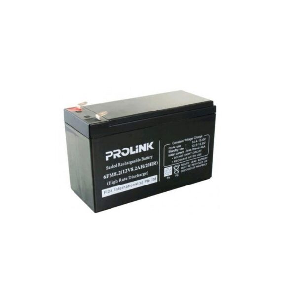 PROLINK UPS BATTERY 12V 8.2AH - ( 1 YEAR WARRANTY )