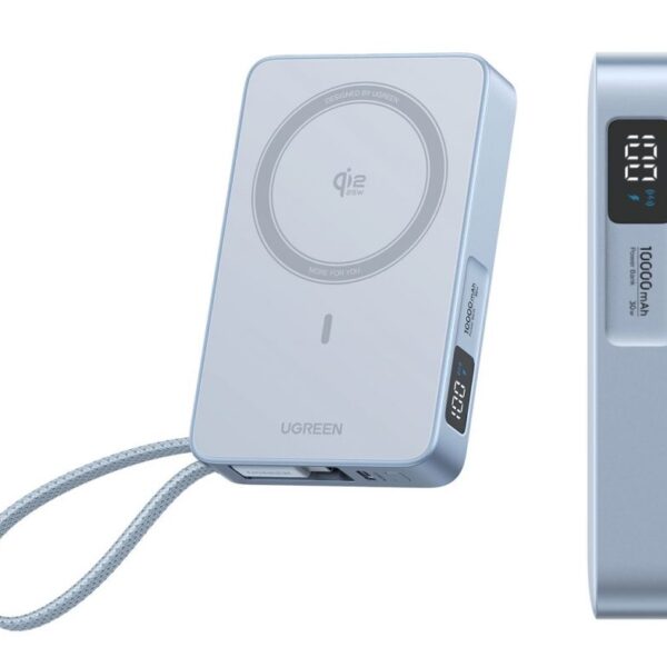UGREEN 10000mAh 25W Qi2 Magflow Magnetic Wireless Power Bank – PB773 - 65958B