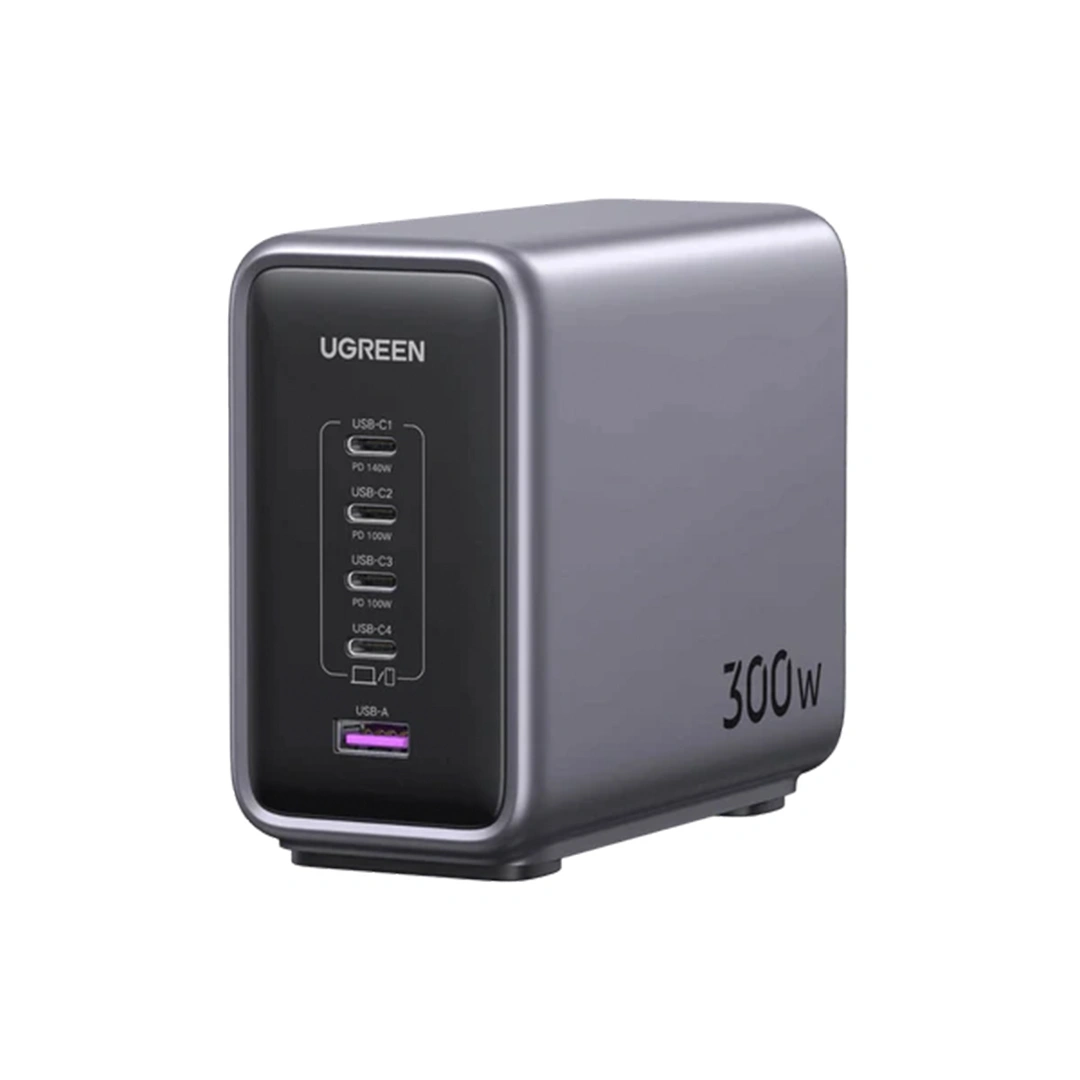 UGREEN-300W-5-Port-Nexode-GaN-PD-Fast-Charger-US-Version--CD333--90872B--1-Year-Warranty-ugreenlk-05 UGREEN 300W 5-Port Nexode GaN PD Fast Charger US – CD333 - 90872B - Image 1