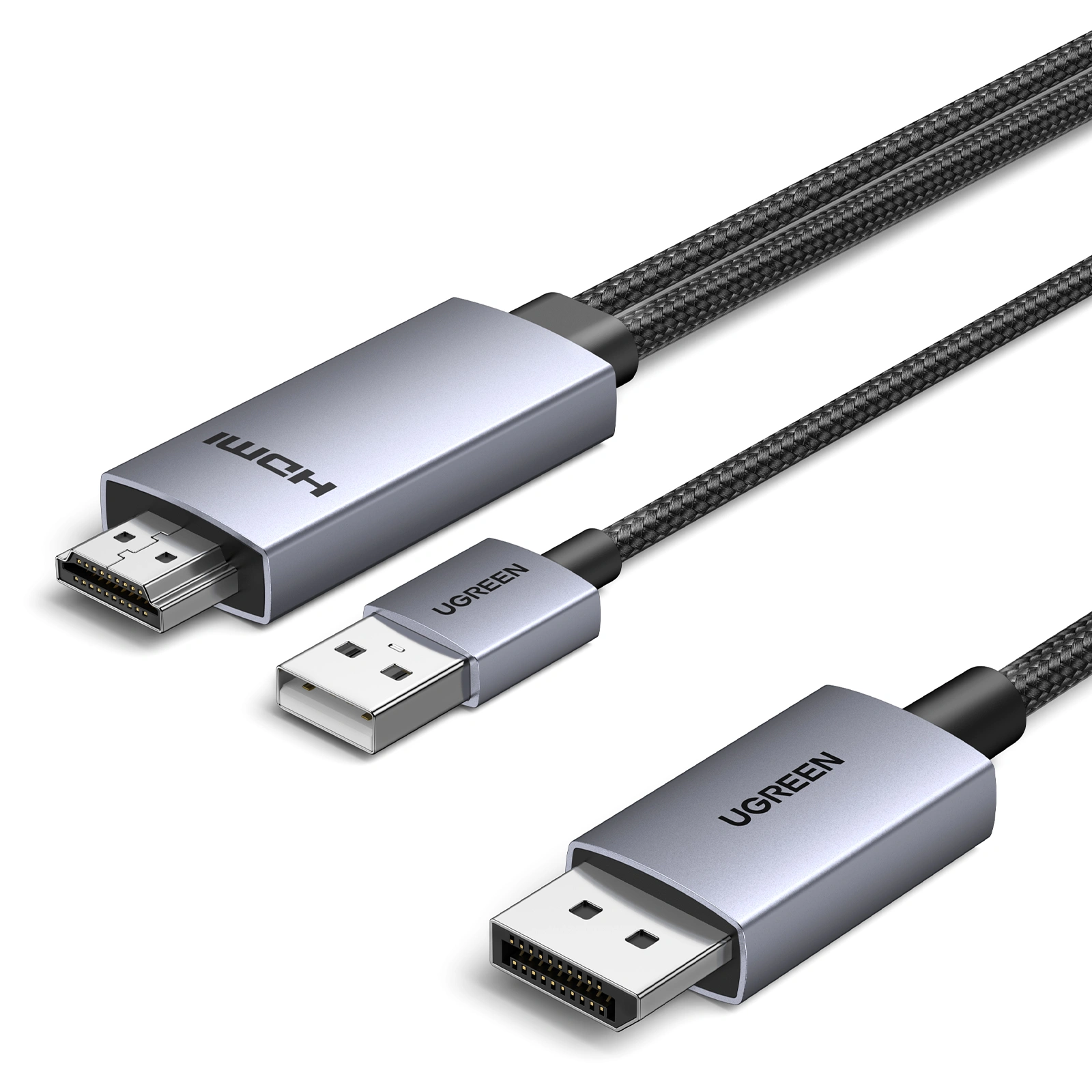 UGREEN-DP-to-HDMI-4K-60Hz-Cable-2-Meter-HD169-55329-ugreensrilanka-3-1 UGREEN 2 Meter 4K 60Hz HDMI to DP Cable- HD169 - 55329 - Image 1