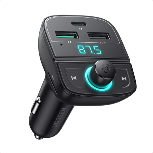 UGREEN Car Charger With Bluetooth Car Modulator – CD229 - 80910