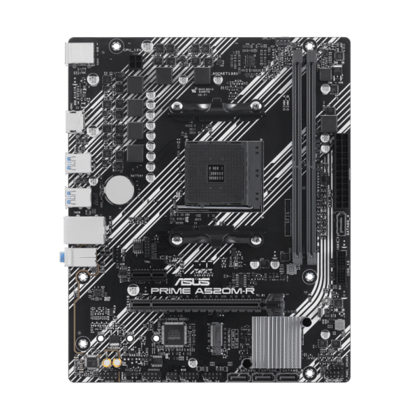 USED A520 2RAM SLOT MOTHERBOARD (  3 MONTHS WARRANTY )