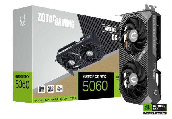 ZOTAC GAMING GeForce RTX 5060 8GB Twin Edge OC