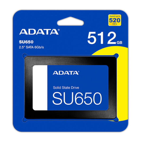 Adata SU650 512GB SSD ( 3 YEARS WARRANTY )