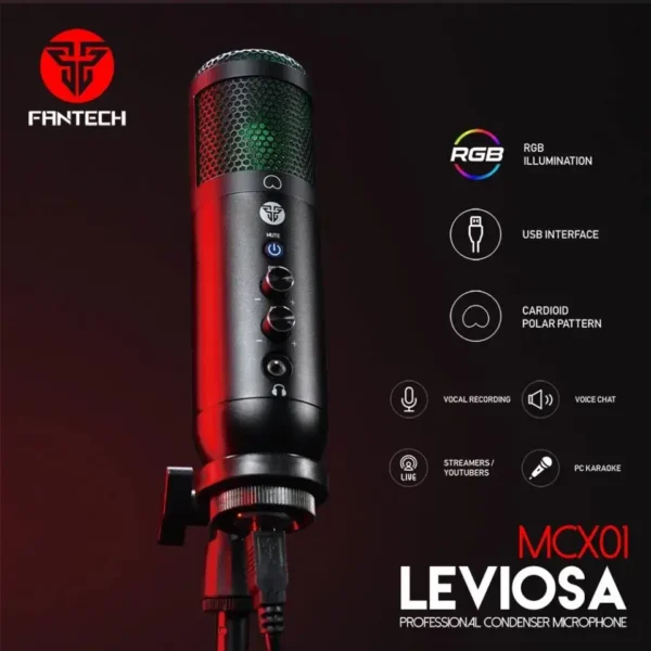FANTECH LEVIOSA MCX01 CONDENSER MICROPHONE