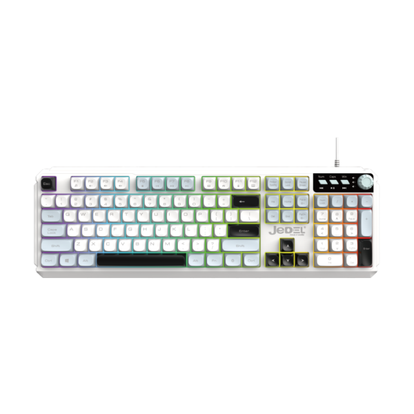 JEDEL K511 WHITE GAMING KEYBOARD